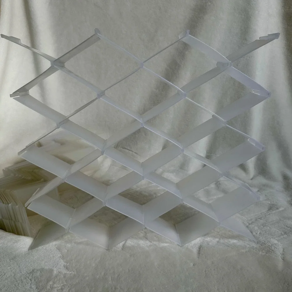 Honeycomb Drawer Organizer Bulk Pack 24‎ Pieces White Grid Fits 4 Drawers